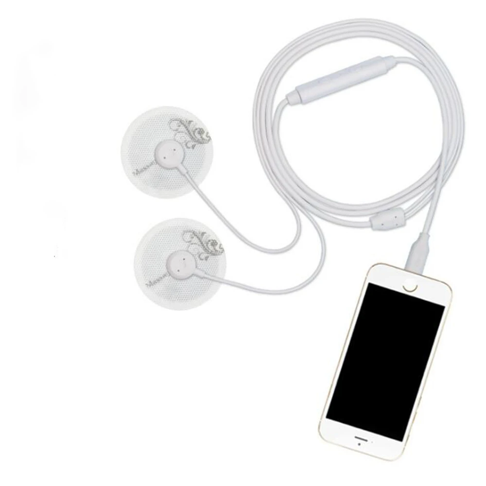 Мини массажные наклейки электронный импульсный массажер USB зарядка с 6 режимами