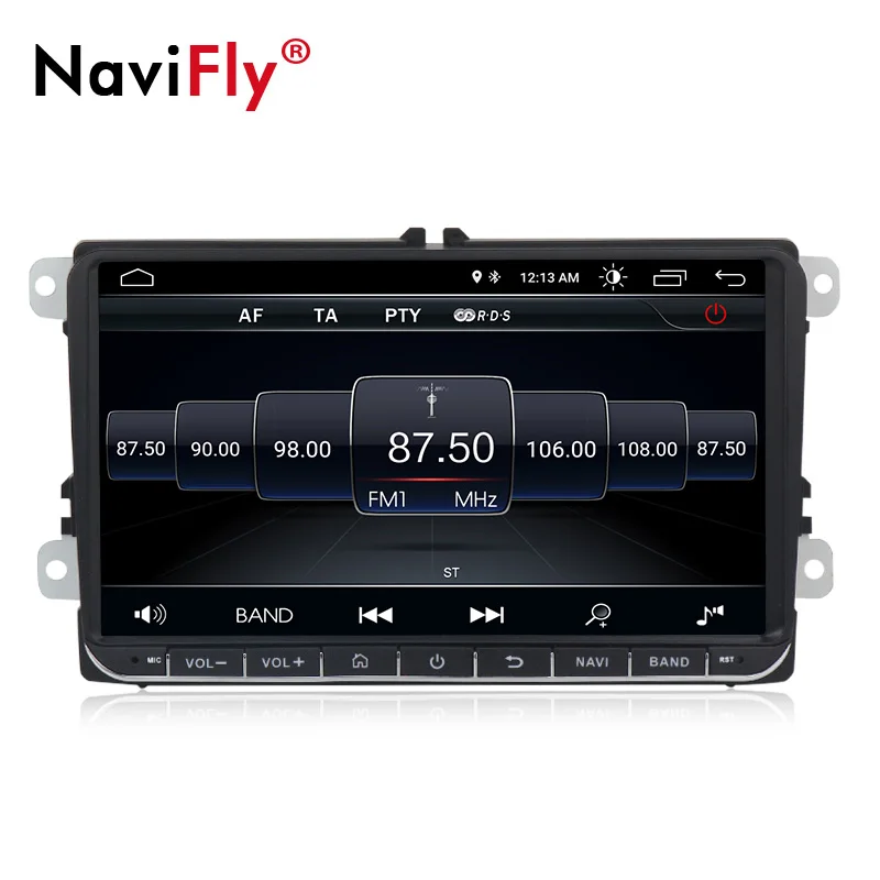 Sale In Stock 9inch Android8.1 Car gps navigator for V-W Golf Polo  Passat Tiguan with radio 3G wifi BT TDA7851 Free mic 2