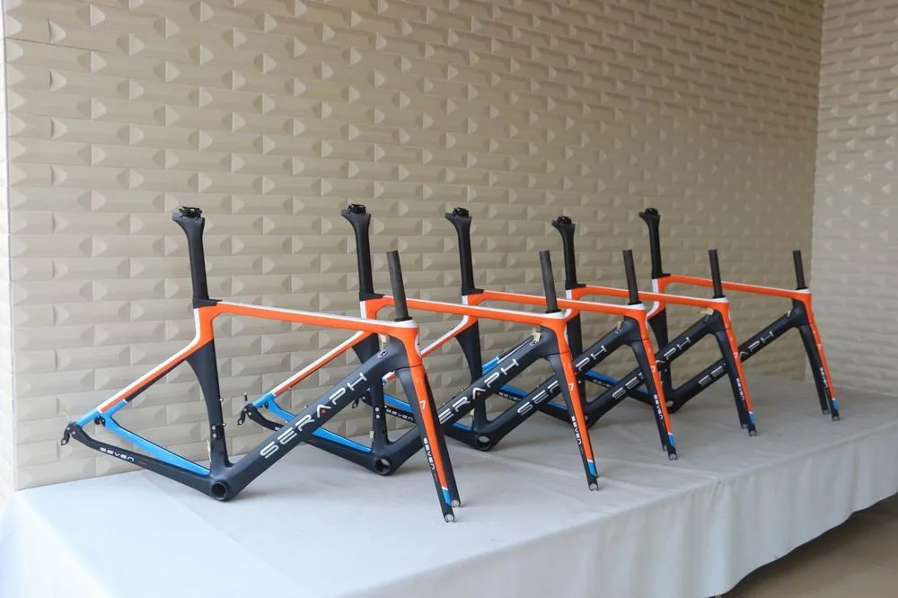 Best SERAPH painting China Carbon Bike Frame OEM Carbon Frame Road Chinese Carbon Road Bike Frame 3