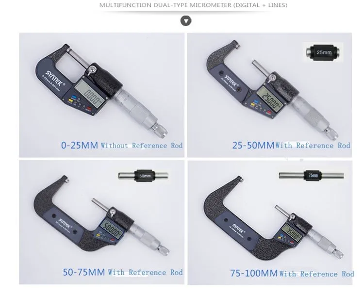 Cheap digital micrometer