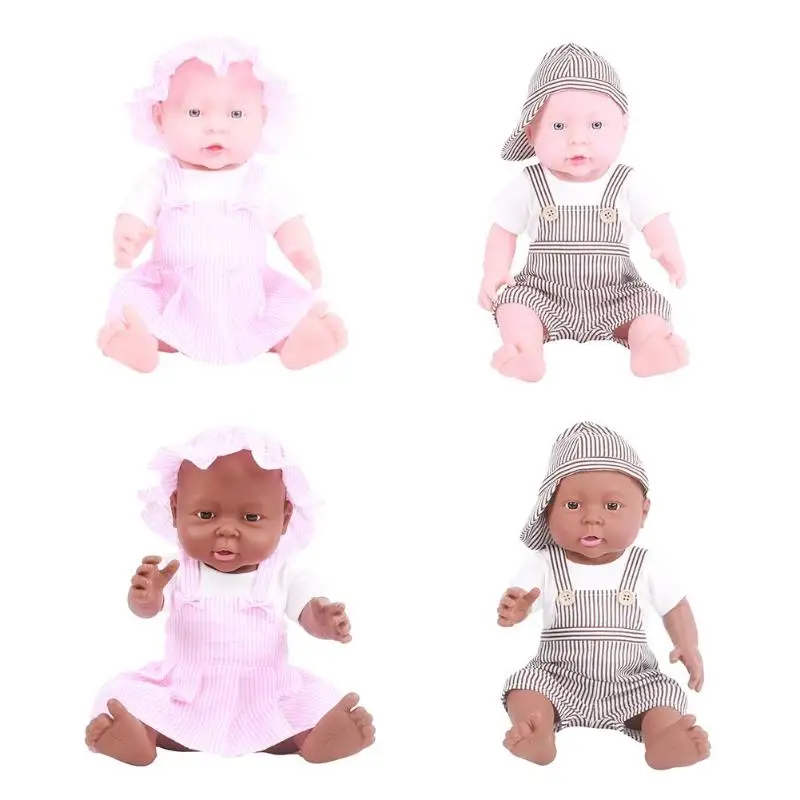 41/50 см виниловые Reborn Baby Doll для новорожденных Детские моделирования куклы Мягкие Детские Детский сад реалистичные Playmate модель игрушка с одеждой