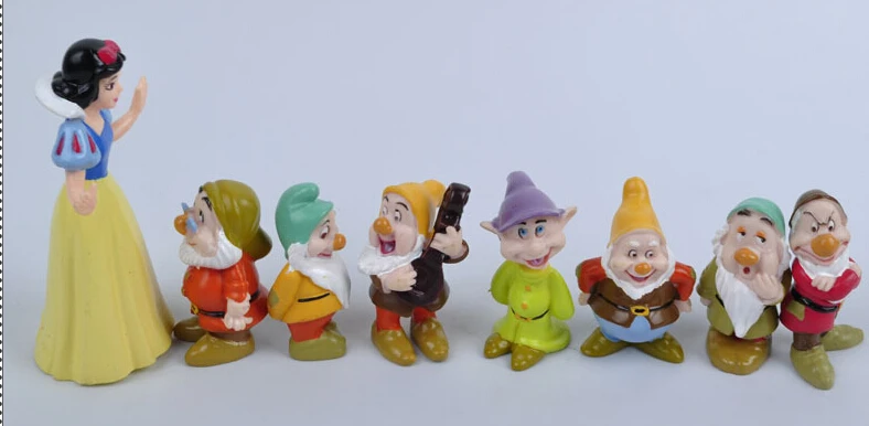 

5-8cm 8pc/lot PVC Snow White and the Seven Dwarfs Classic Toy Figure Collection Action Figure Anime Kids toy