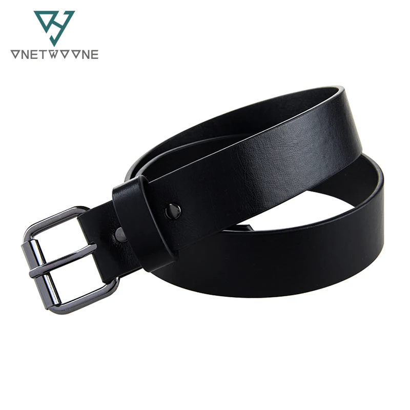 High Grade Kinder PU Taille Gürtel Jungen Studenten Jeans pu Leder Gürtel Band Schwarz Pin Schnalle Jugendliche Kinder Kinder Loch gürtel