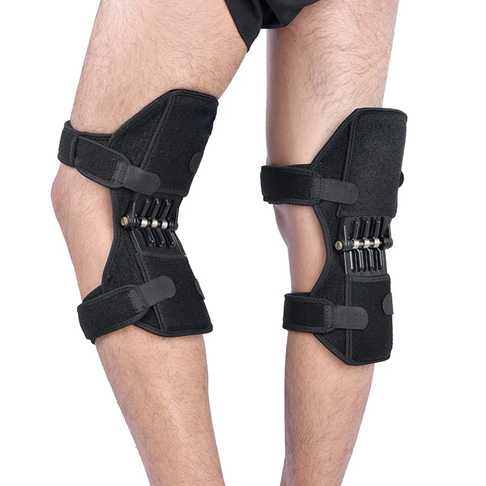 

1 Pair Sport Spring Knee Strap Knee Joint Protector for Mountain Climbing Running Knee Pads Booster Support Brace Sports Safe