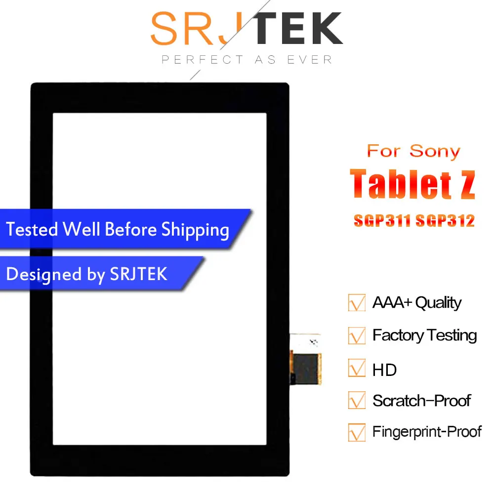 Для 10 1-дюймового Sony Xperia Tablet Z SGP311 SGP312 Новая Черная Сенсорная панель дигитайзер