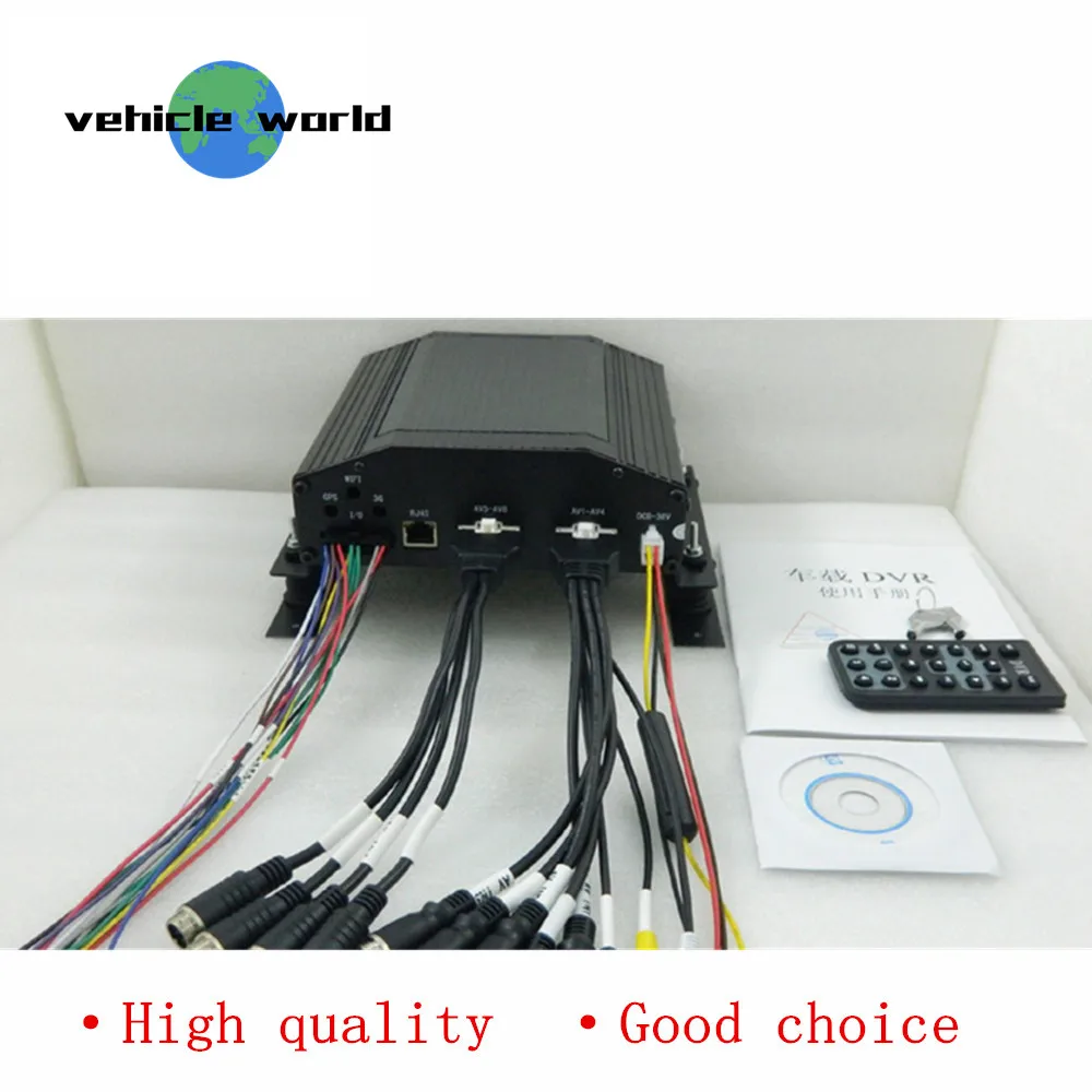 8Channels 1.0MP AHD 720P HDD Car Mobile DVR for School Bus Trailer Truck Taxi | Безопасность и защита