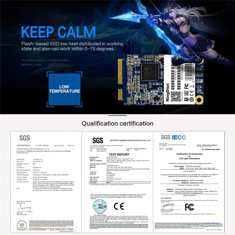NEUE KingDian mSATA Mini SATA M100 32 gb/M200 60 gb SSD Eingebaute Solid State Drive
