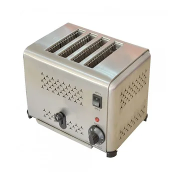 

Household stainless steel 4 slices toaster breakfast machine commercial bread toaster machine 220v 1500w