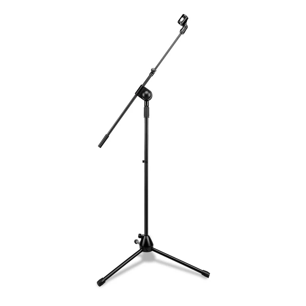 

GECKO Boom Microphone Stand, Telescoping Tripod Compact Microphone Stand, 360 Rotate,Portable and Adjustable.