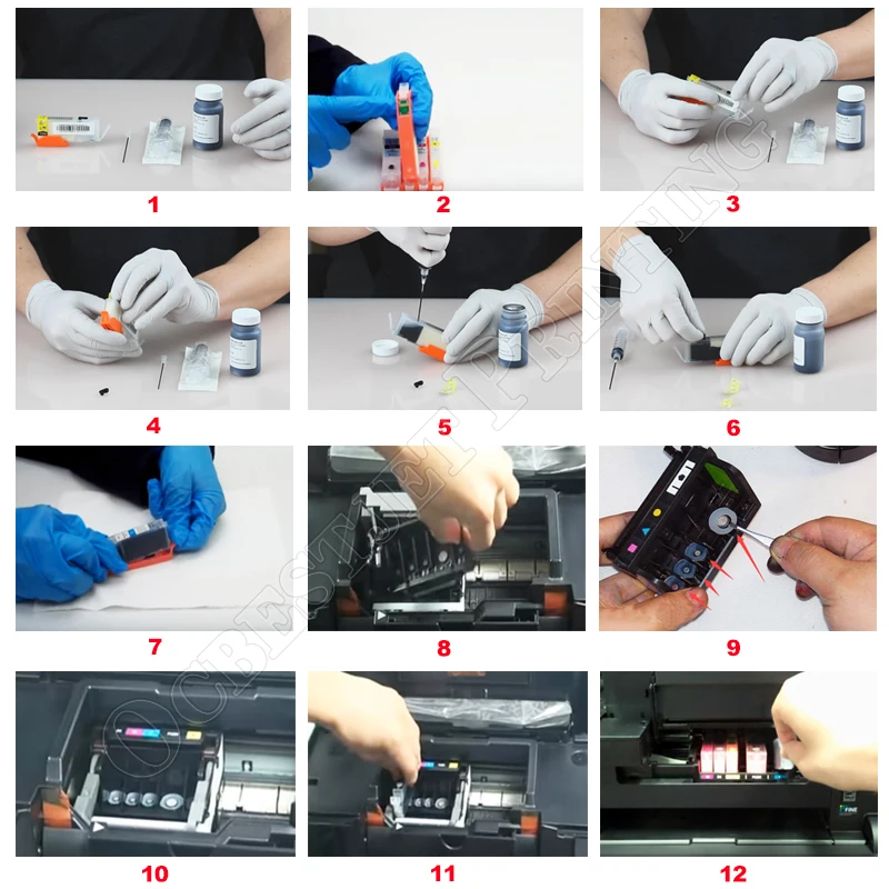 Refillable Ink Cartridge with ARC chip For Canon MG5750 MG5751 MG5752 MG5753 MG6850 MG6851 printer PGI-570 CLI-571 PGI-570XL