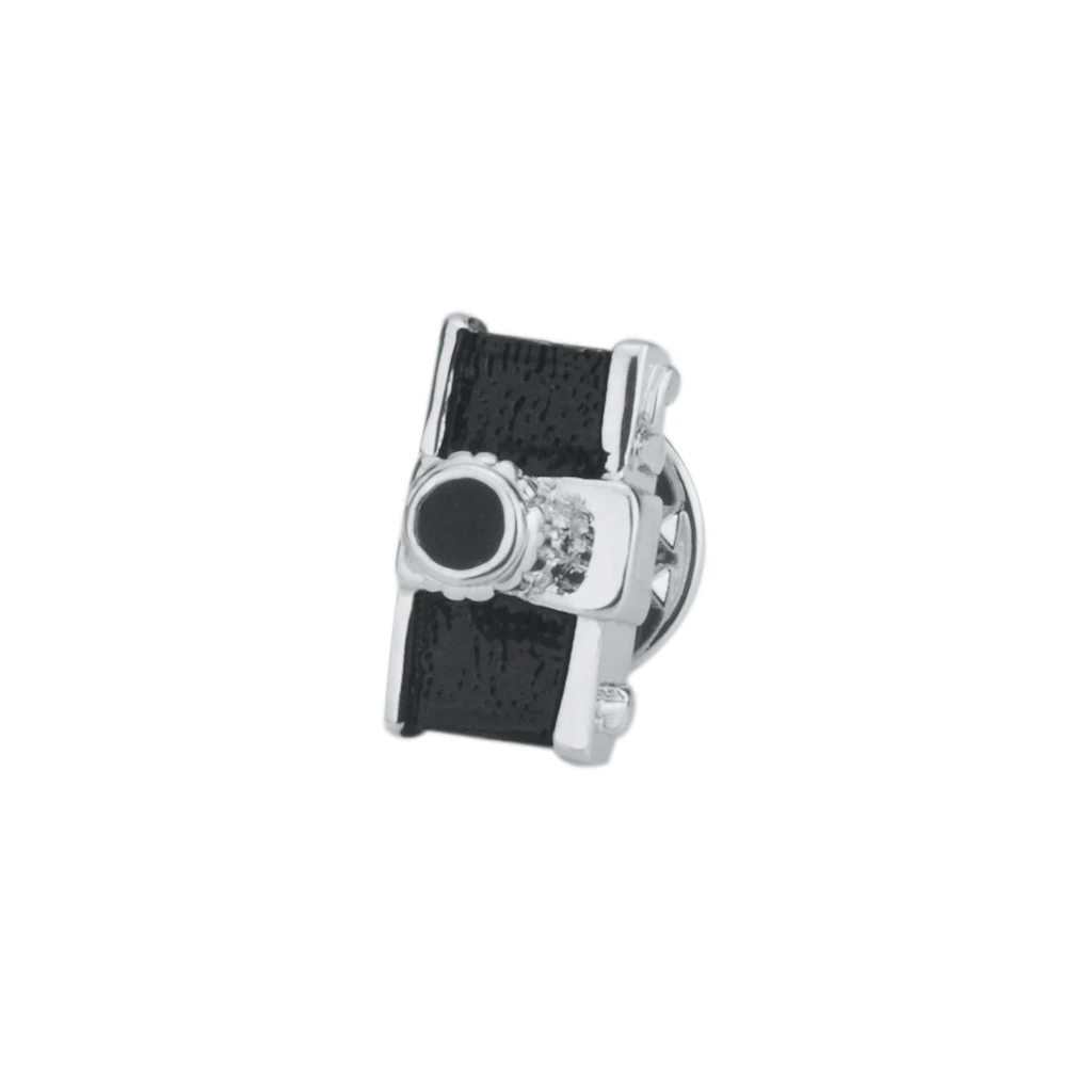 2 Piece 3D Camera Airplane Brooch Jewelry Men Women Suit Corsage Pin Collar Pin