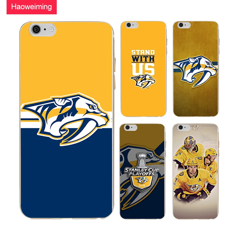 Haoweiming Nashville Predators Logo Silicone Cover Case For Samsung Galaxy S3 S5 S7 S9 S4 S6 S8 Edge Plus A3 A5 A6 A7 2016 H855 | Мобильные
