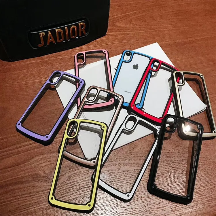 

Cool Colorful edge Case For iPhone 6 6S 7 8 Plus X Cute Cartoon Soft Couples Clear Back Phone Back Cover Case Coque