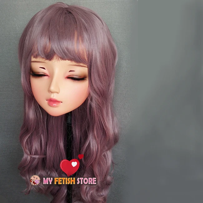 (Mian 01) Женская милая полимерная полуголовная маска кигуруми BJD маскарадная