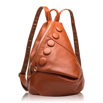 

2019 Genuine Leather Backpacks Women Designer Leather Bags Ladies Brand Luxury Backpack Woman High Capacity Bolsa Feminina New