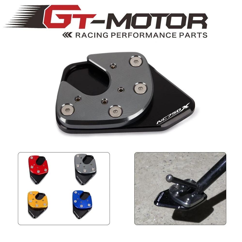  Motorcycle Kickstand Side Stand Extension Plate Foot Pad Support Enlarge For HONDA NC750X NC 750X N