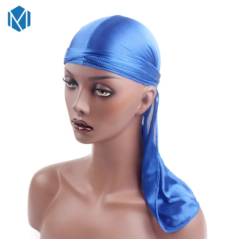 5x Men/'s Biker Hip Hop Smooth Skull Deluxe Du Rag Head Wear Wrap Scarf 13Colors