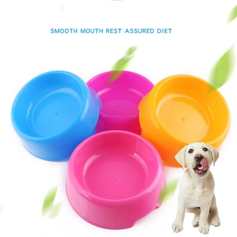 

AHUAPET Cheap Travel Bowl Dog Feed Bowls For Dogs Cat Feeder Plastic Sugar Bowl Plate Anti-Choking Plate Pet Accessories E