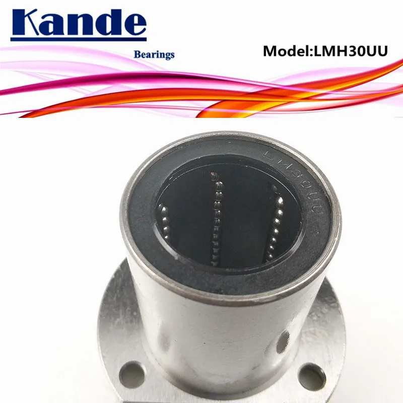 Kande подшипники LMH30UU LMH30 1 шт./лот LMH30 UU овальный фланец линейный шариковый подшипник dr: 30 мм