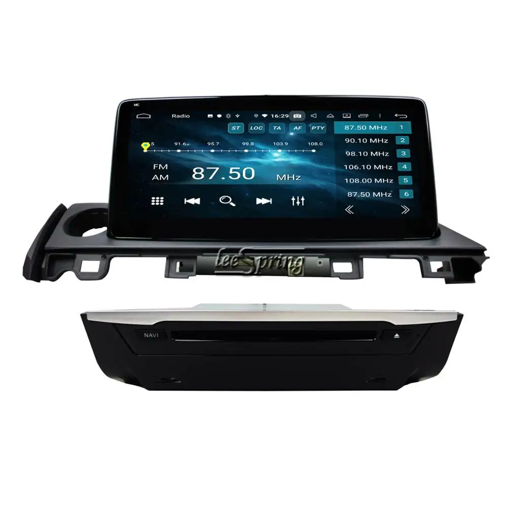 10,25 дюймов 4+ 32G Android 9,0 автомобильный мультимедийный плеер для MAZDA 6- с gps Wifi без DVD