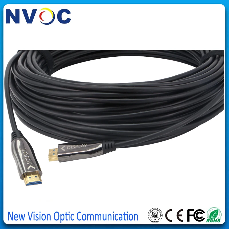 Ультра тонкий AOC высокоскоростной 4K HD 60Ghz 2 0 Активный волоконно оптический HDMI