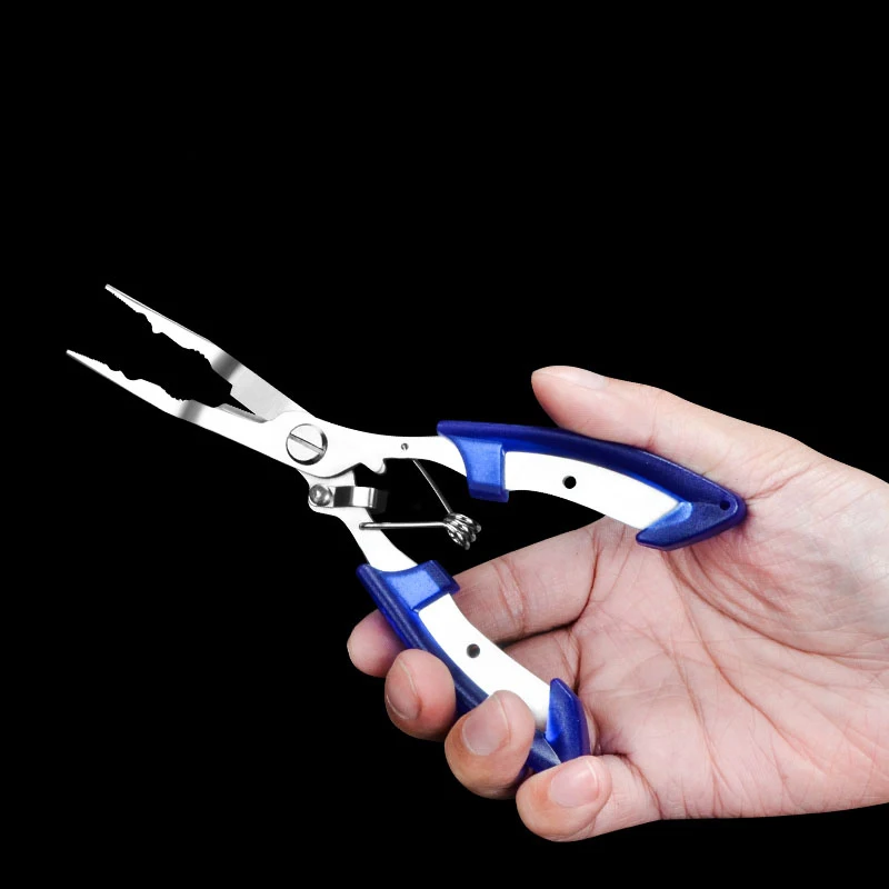 

1 pcs multifunctional accessories stainles steel fishing pliers Fish Hook Remover Line Cutter scissor tackle FO284
