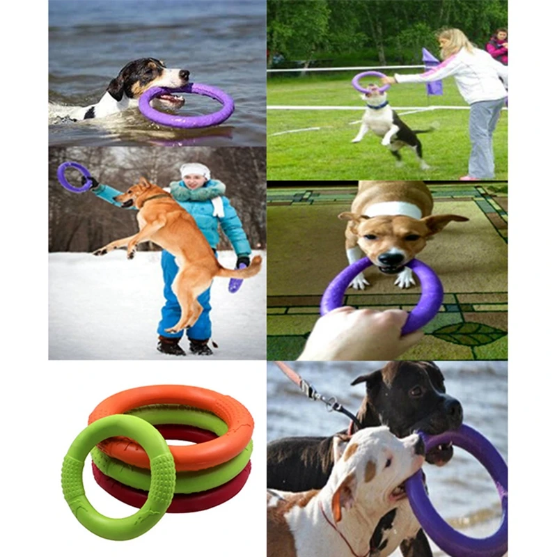 2019 الكلب تحلق أقراص الحيوانات الأليفة التدريب حلقة التفاعلية التدريب دمية على شكل كلب المحمولة في الهواء الطلق كبيرة دمية على شكل كلب s الحيو...