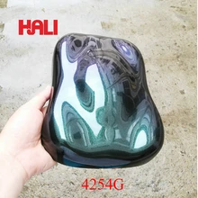 Смена Цвета Пигмент для ногтей пигмент порошок, товар: 4254 г, фиолетовый/синий/Травяной Зеленый эффект, 1 лот = 10 грамм