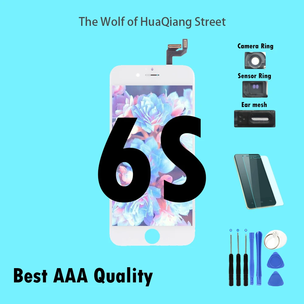 Tianma ЖК-дисплей для Apple iPhone 6s сенсорный экран дигитайзер ЖК-дисплея стекло Замена +