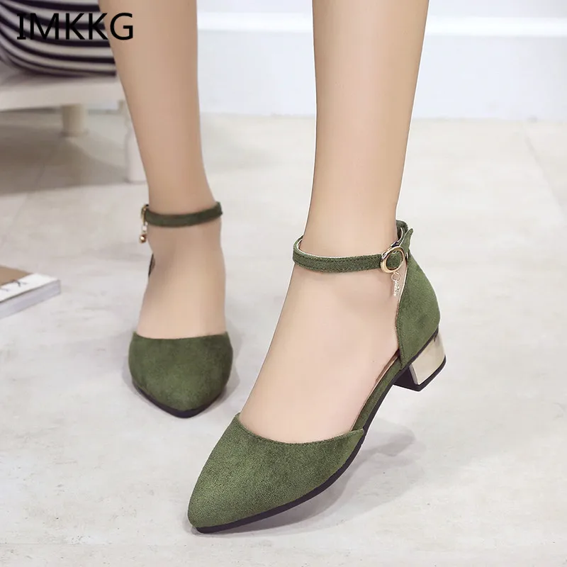 Summer 2018 New Women Suede Flats shoes Fashion With low