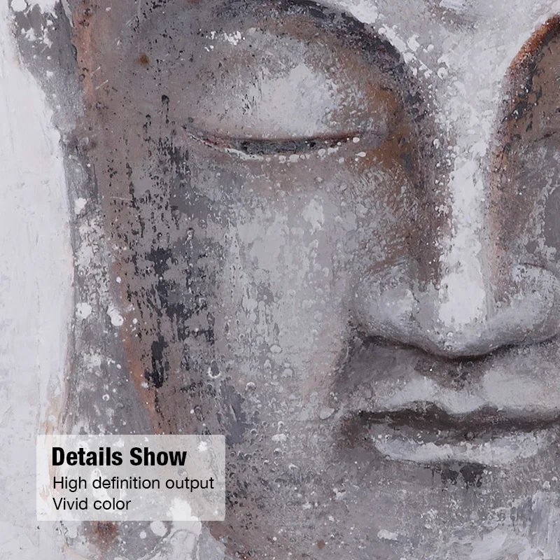 Современные постеры с мотивами буддизма и принтами на холсте Абстрактная живопись Будда настенная художественная картина для гостиной домашний декор Unframe