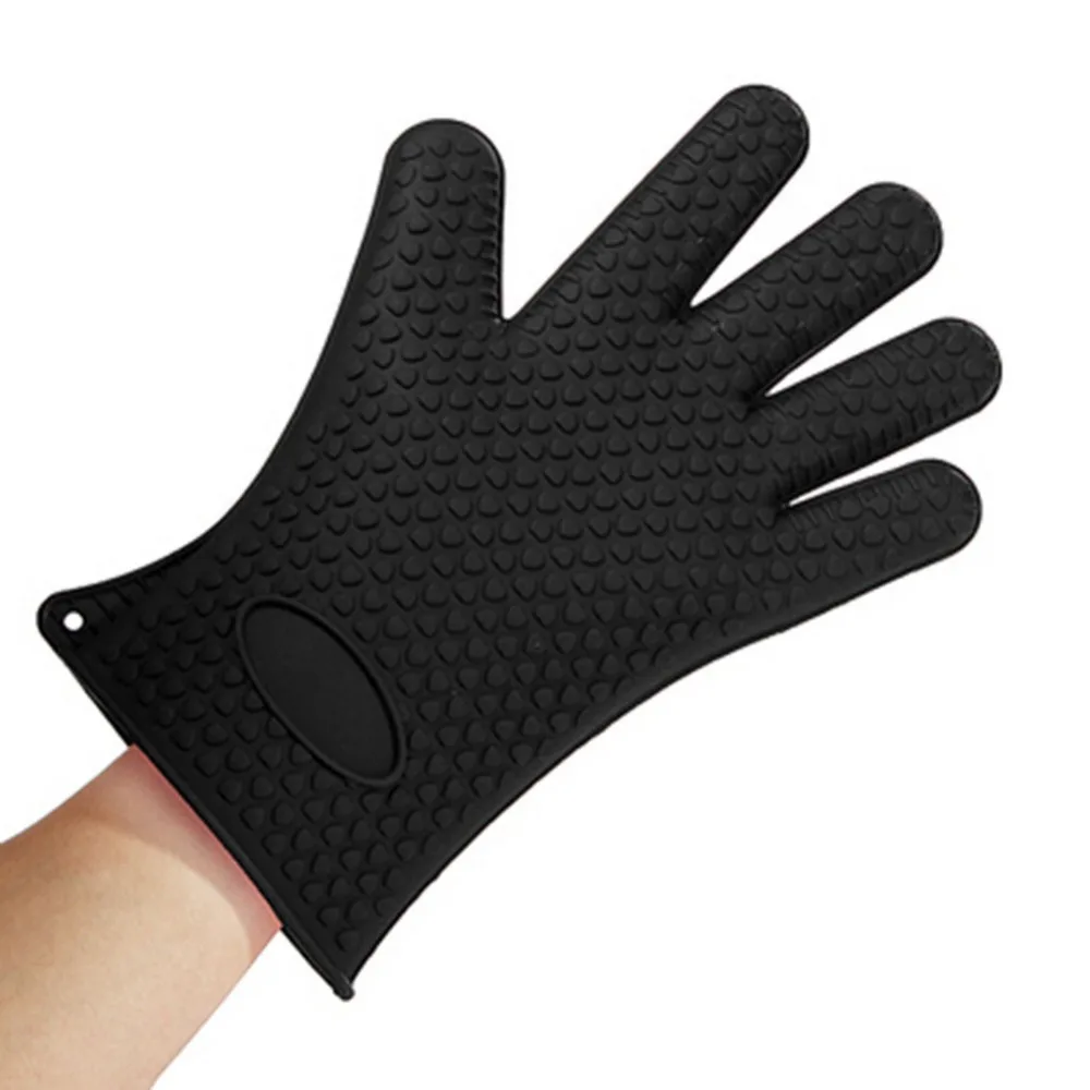 5576 font b Glove b font Heat Resistant Silicone font b Household b font Full Finger