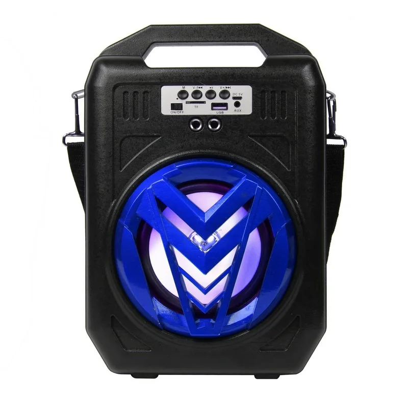 

Bluetooth Speaker column Wireless Stereo Subwoofer loudspeaker portable Speaker with LED Light FM Radio TF Card USB Sound Box