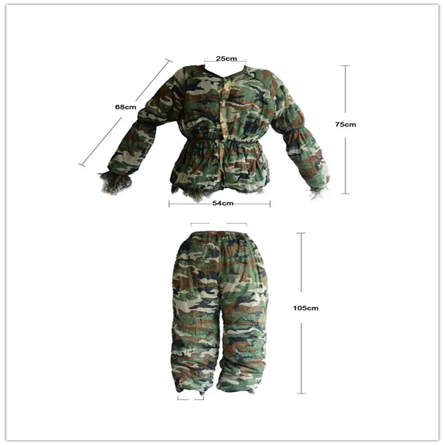 Camouflage Hunting Ghillie Suit Secretive Hunting Clothes  (1)