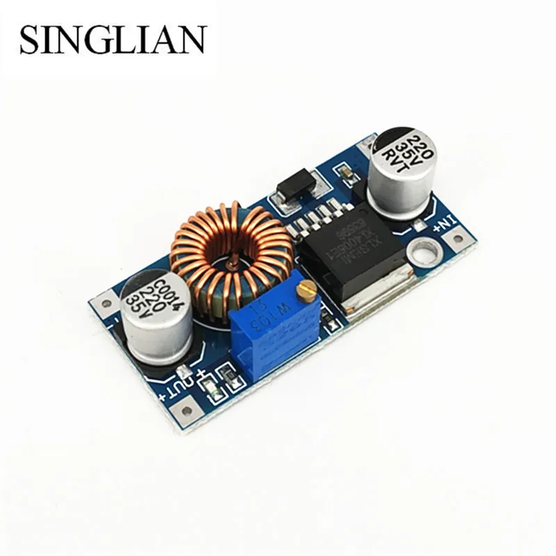 XL4005 DSN5000 Beyond LM2596 DC-DC adjustable step-down 5A power Supply module,5A Large current Large power
