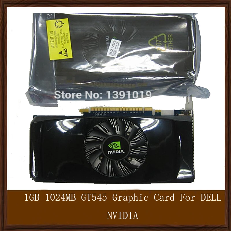  Original Genuine 1GB 1024MB GT545 Graphic Card For DELL NVIDIA Display Video Card GPU Replacement Tested Working 