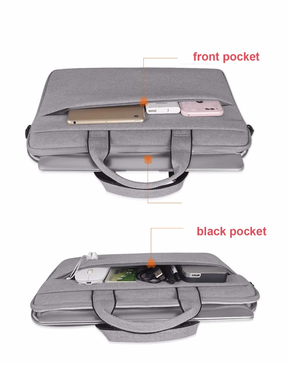 Shoulder Handbag Lapotp Sleeve Case For Xiaomi Apple Macbook Air Pro retina,Notebook bag for Lenovo Dell HP Asus Acer 13 14 15.6
