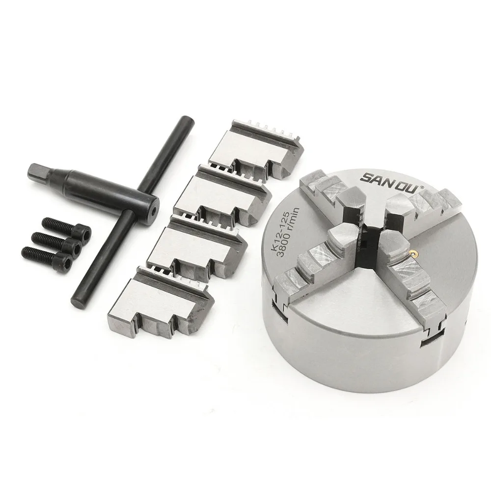 4-Jaw-5-K12-125-Lathe-Chuck-Self-Centering-Hardened-Steel-CNC-Milling-125mm-for-Drilling5