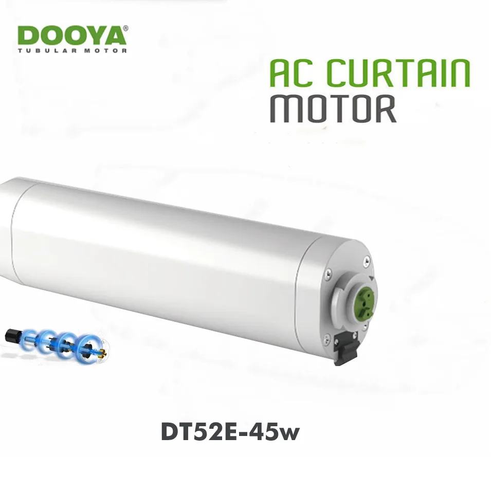 Электродвигатель Dooya DT52E для штор 220 В 45 Вт|dooya dt52e|curtain automationsmart curtain motors |