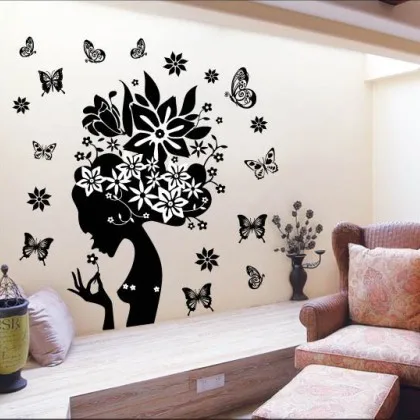 Freeshipping Butterfly Vinyl Wall Stickers Home Decor diy sticker home decoration for wall | Дом и сад