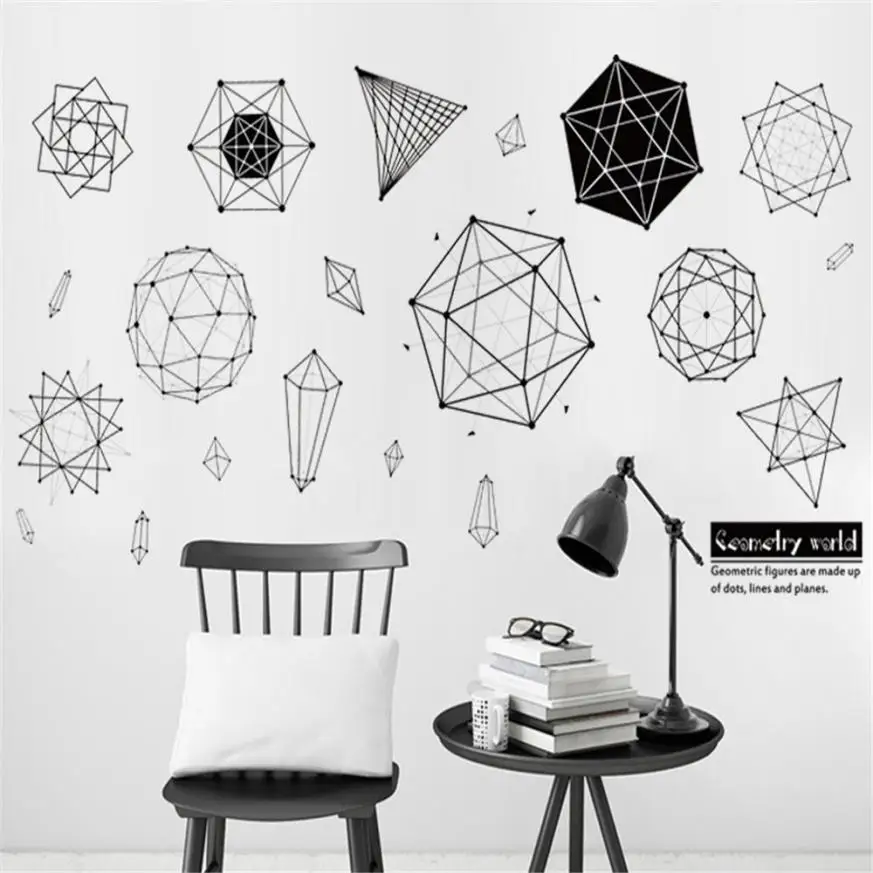 Home Decor DIY Geometry Family Removable Wall Decal Family Home Sticker Mural Art Home Decor wall sticker Home Deco mirror AU13 Home Decor DIY Geometry Family Removable Wall Decal Family Home Sticker Mural Art Home Decor wall sticker Home Deco mirror AU13