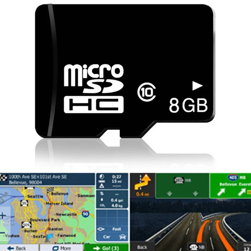 Fit for WCE System Car GPS Navigation 8GB Micro SD Card Europe Map
