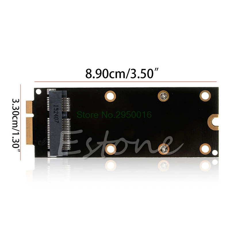 7 + 17 Pin mSATA SSD SATA адаптер для 2012 MacBook Pro A1398 A1425 MC976 C26