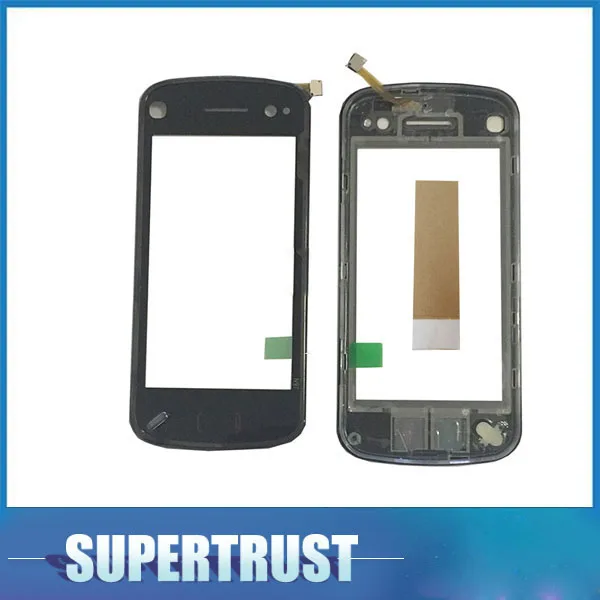 4.0 inch For Nokia N97 With Frame Touch Screen Digitizer Front Glass Lens Sensor Panel Black color with tools+tape | Мобильные