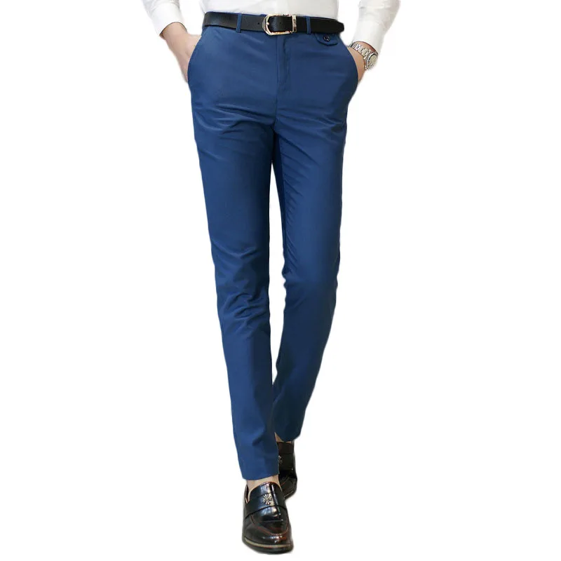 

Niceness 2019 fashion men Pure color business Suit pants/Male high-end High quality leisure trousers/Men casual pants