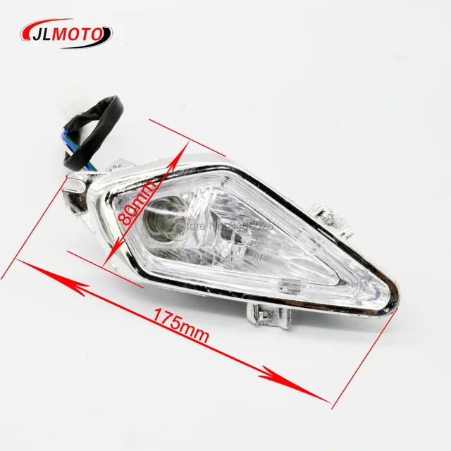 1Pair/2pcs Front Light of Jinling Actionbikes Nirtro 50cc 70cc 110cc 125cc Kids Mini ATV Quad Bike JLA-07-06 S-12 S-14 Parts 5