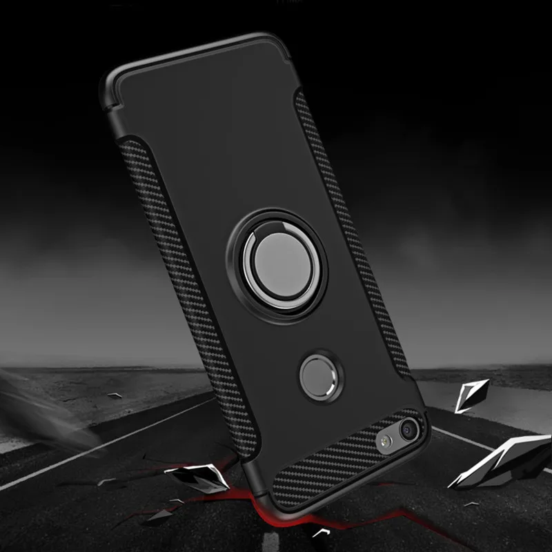 Чехол с объемным кольцом для XiaoMi Mi 8 SE Lite 6 A1 A2 Магнитный чехол RedMi Note 5 Pro 5A PRIME 4 4A 4X Plus