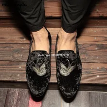 Hot Sale 2017 Italian Casual Men Footwear Red Bottom Velvet Slippers Breathable Black blue Male Flats