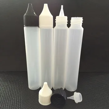 

30ML Empty Bottles Pen Style Empty Needle Bottle For E Cig Dropper Long Slim ejuice E liquid Bottles With Child Proof Screw Caps