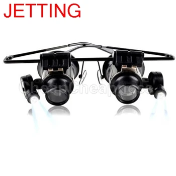 

20X Magnifier Magnifying Eye Glass With LED Light Illuminated Loupe Lens Jewelry Gem Watch Repair